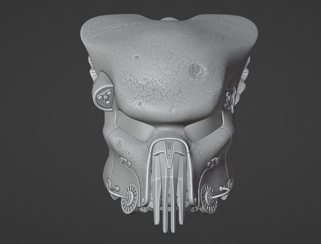 Predator Bio Mask ver  5 3D print model_4