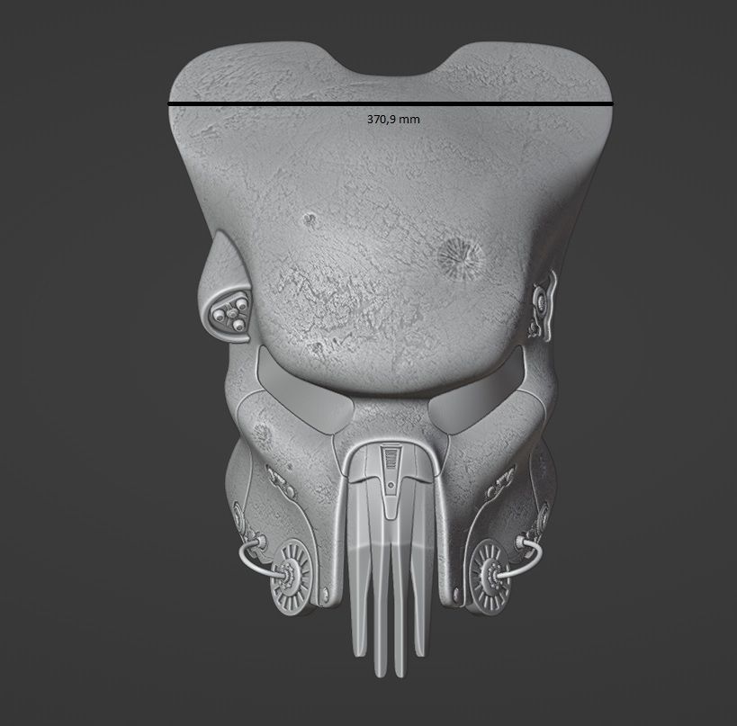 Predator Bio Mask ver  5 3D print model_2