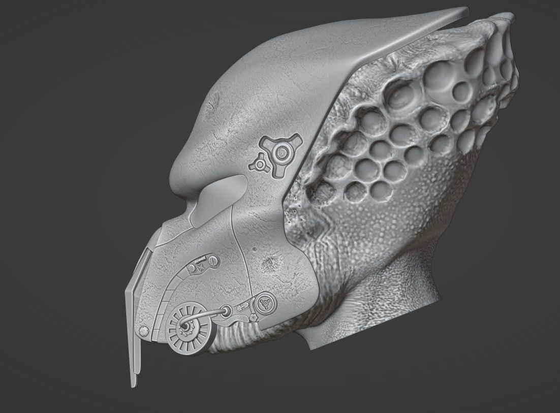 Predator Bio Mask ver  5 3D print model_3