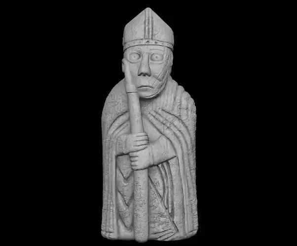 The Lewis chess pieces for 3d printing 3D print model