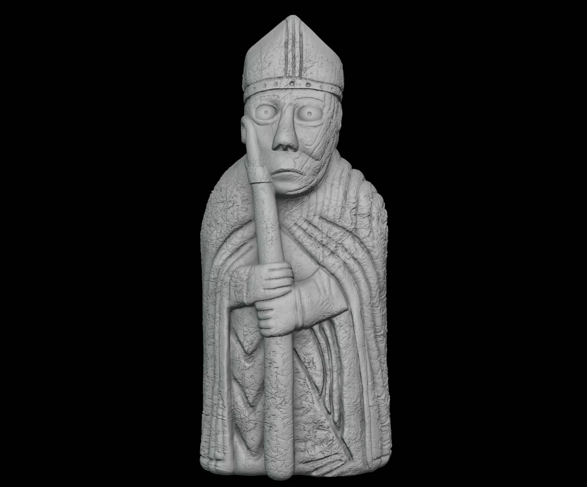 The Lewis chess pieces for 3d printing 3D print model_0