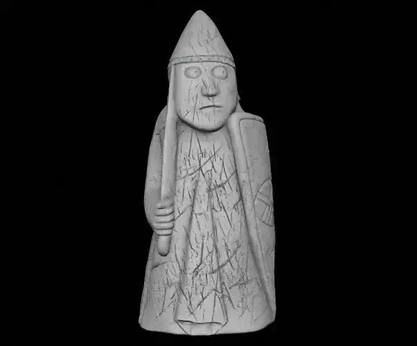 The Lewis chess pieces for 3d printing 3D print model
