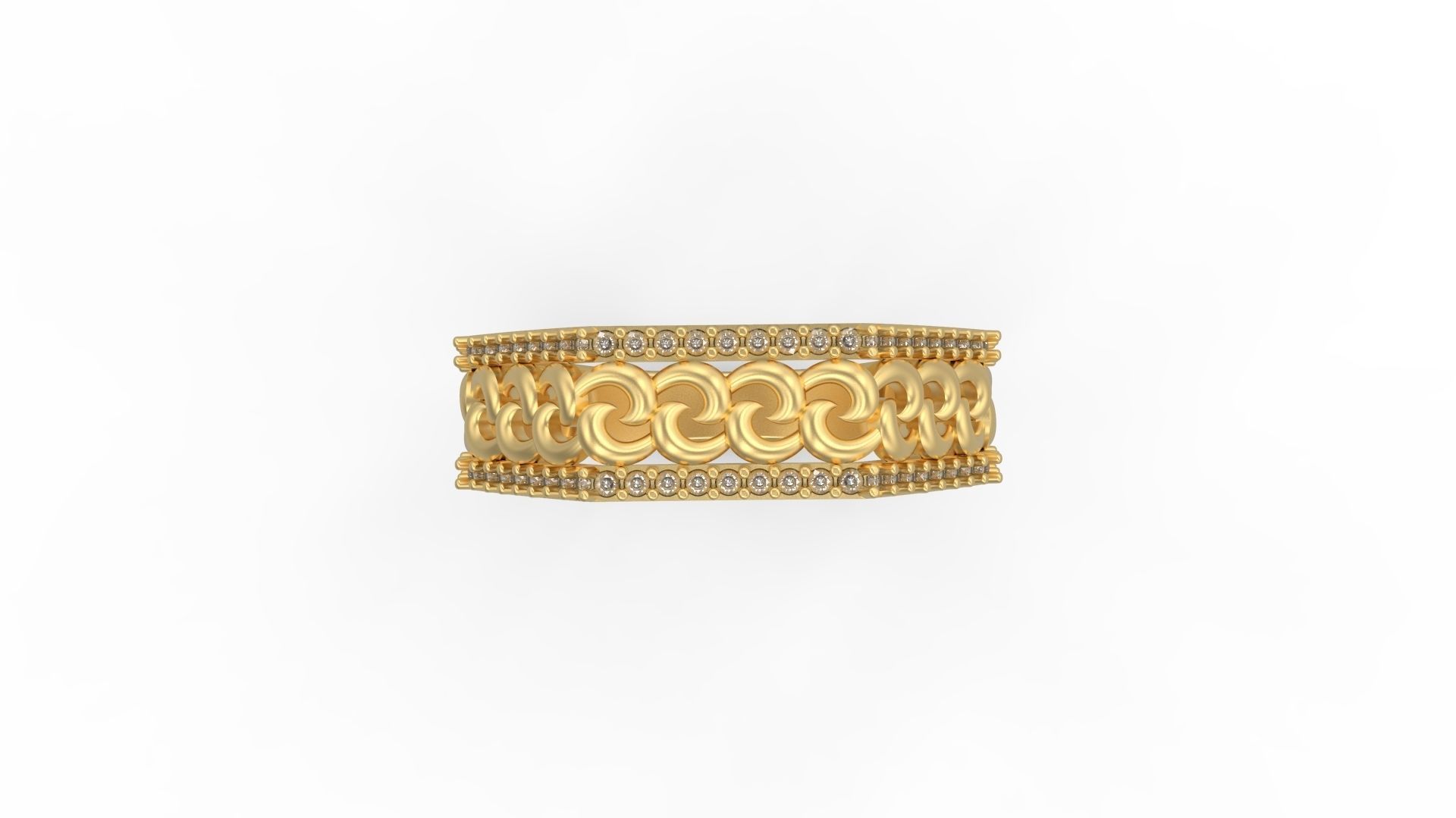 Woman Solitaire Ring 629 3D print model_4