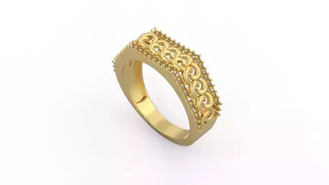 Woman Solitaire Ring 629