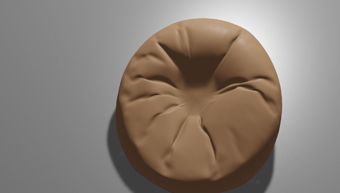 bean bag chair Free 3D model_1