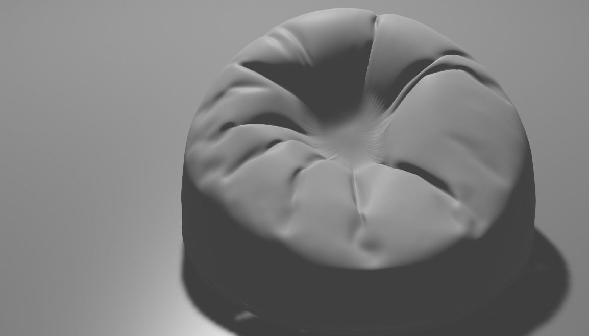 bean bag chair Free 3D model_2