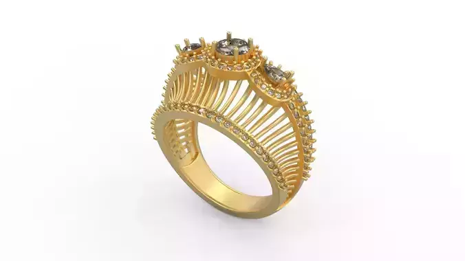 Woman Solitaire Ring 585