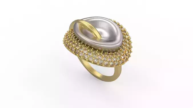 Woman Solitaire Ring 614