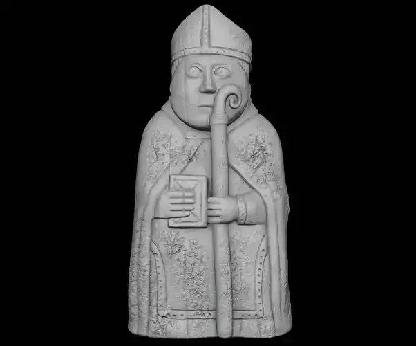 The Lewis chess pieces for 3d printing 3D print model