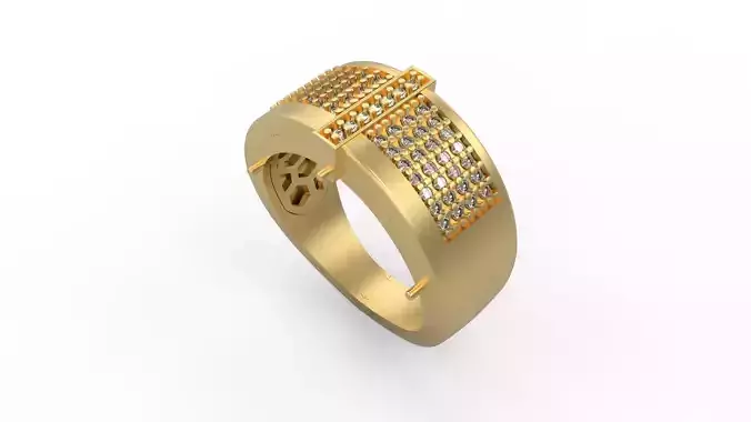 Woman Solitaire Ring 591