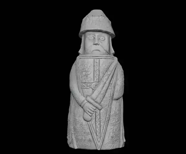 The Lewis chess pieces for 3d printing 3D print model