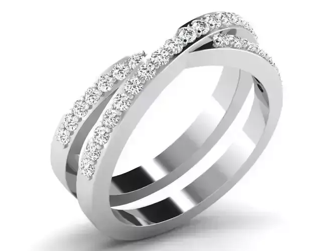 Woman Solitaire Ring 579