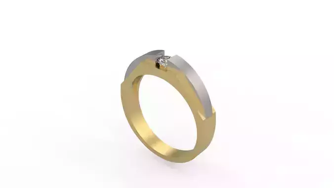 Woman Solitaire Ring 627