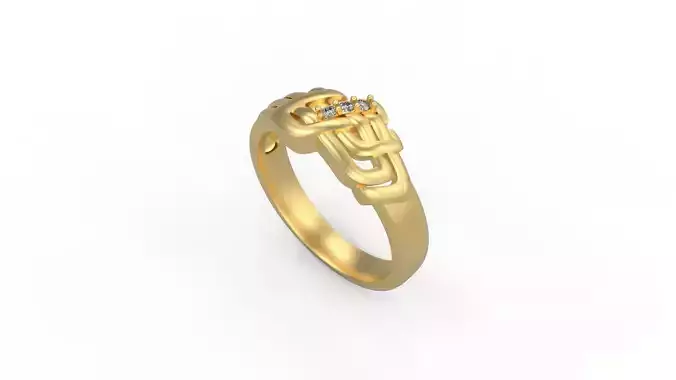 Woman Solitaire Ring 621