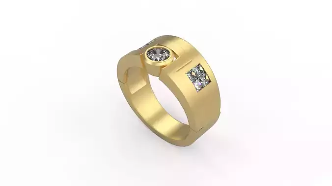 Woman Solitaire Ring 625