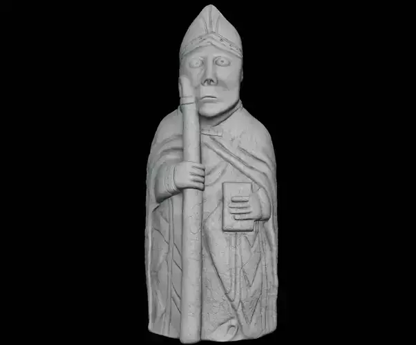 The Lewis chess pieces for 3d printing 3D print model