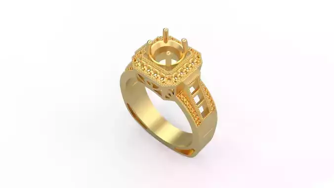 Woman Solitaire Ring 632