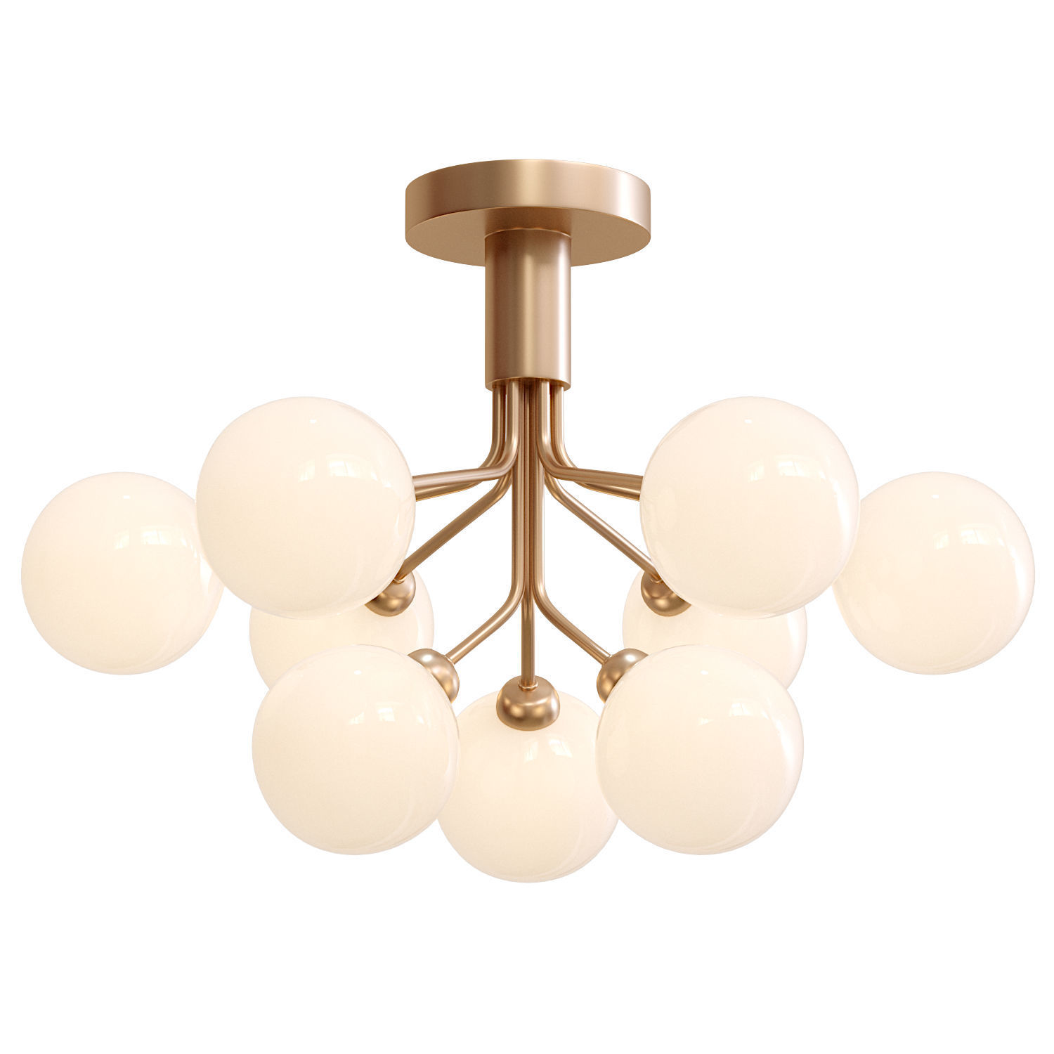 Chandelier Nuura Apiales 9 Ceiling 3D model_1