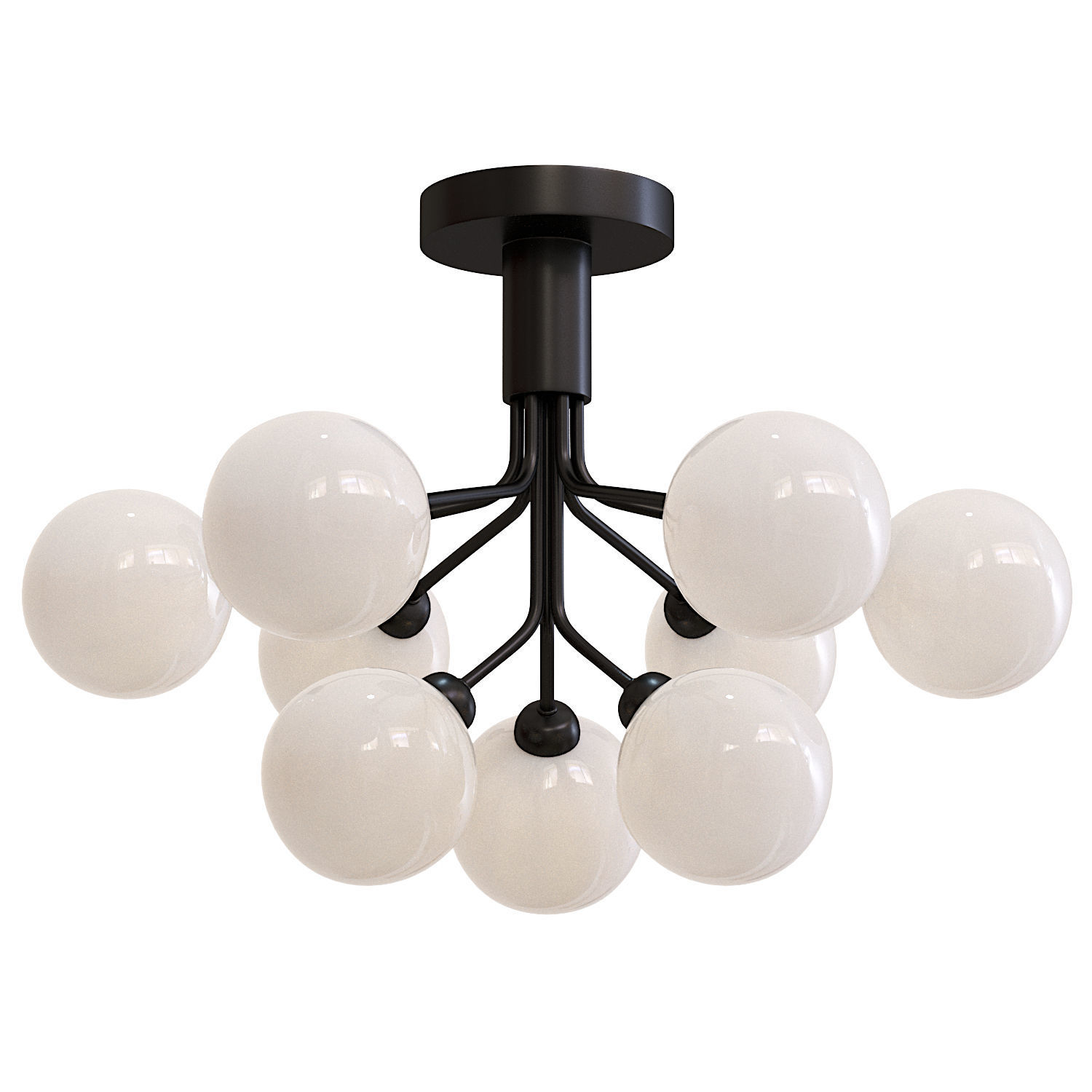 Chandelier Nuura Apiales 9 Ceiling 3D model_2
