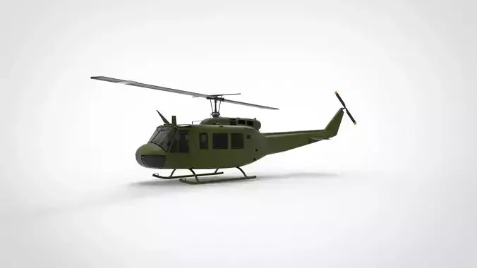Bell UH-1 Iroquois 3D model