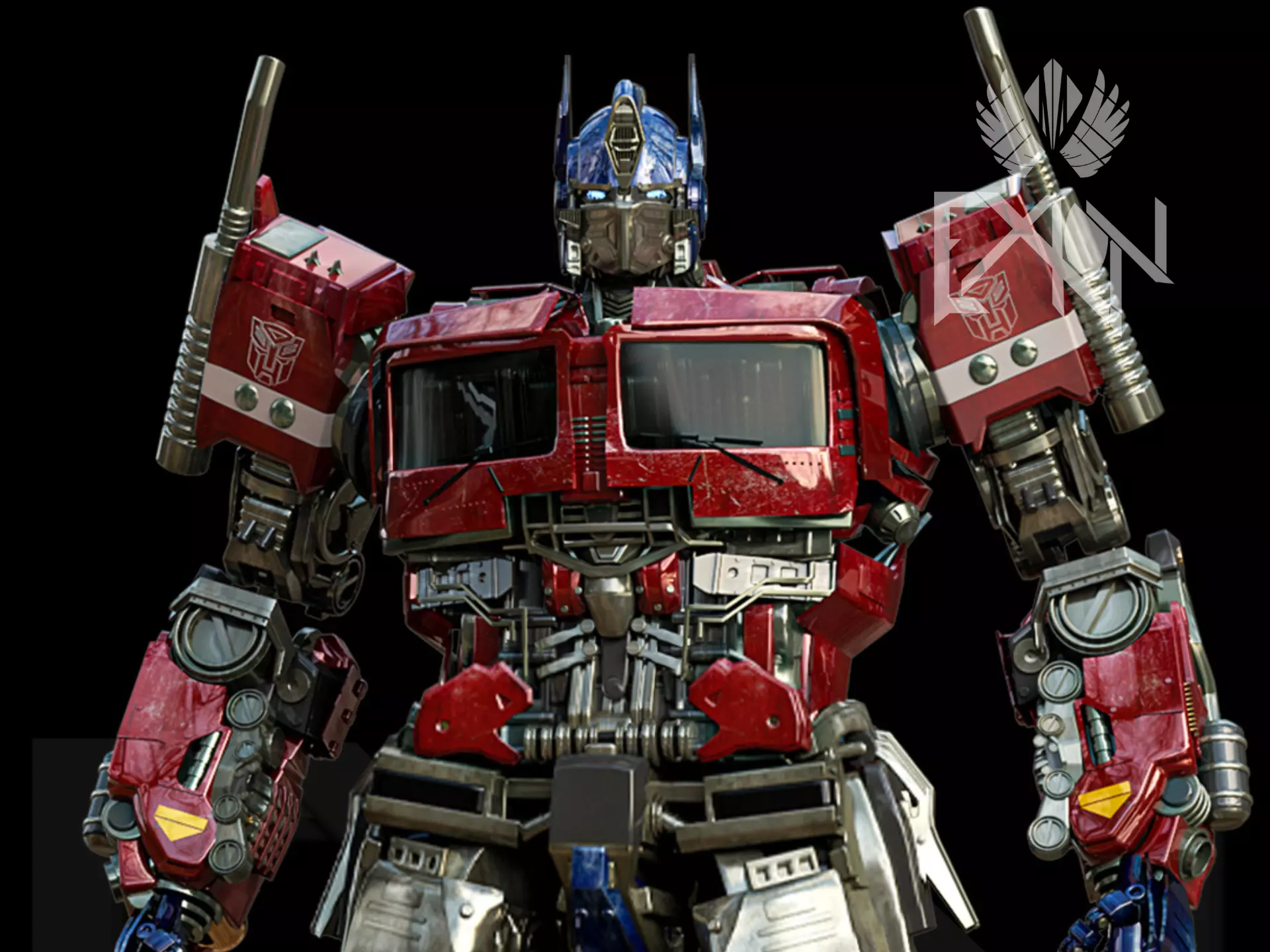Transformers Optimus Prime Bumblebee Movie ver 3D model_0