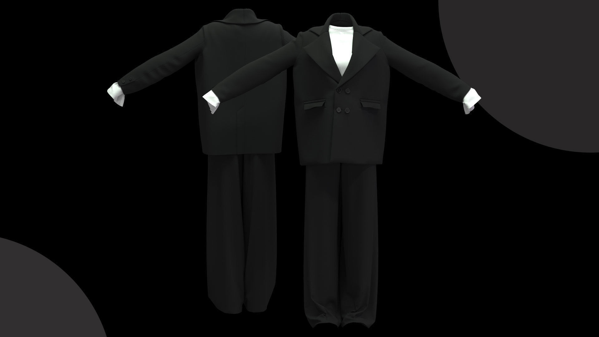 13 Different Styles of Female cartoon character clothing Vol 4 3D model_4