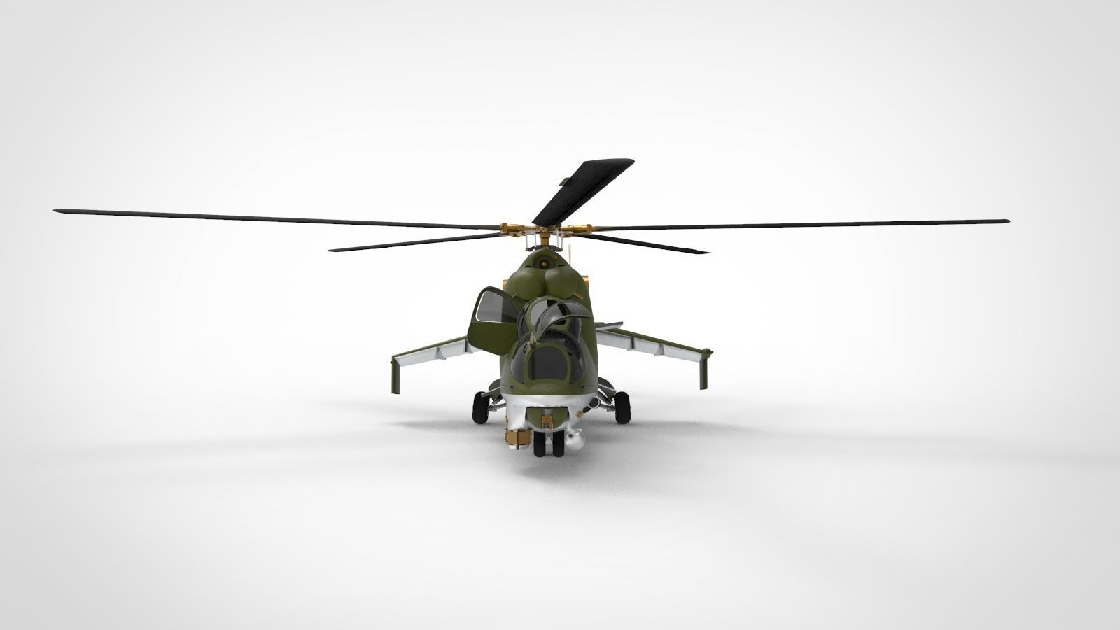 Mil Mi-24 Hind 3D model_3