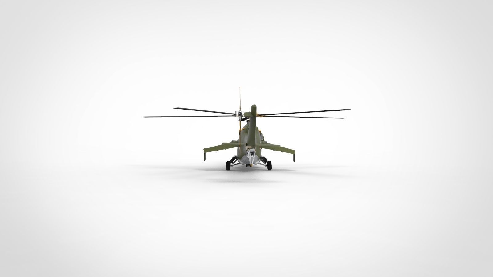 Mil Mi-24 Hind 3D model_4