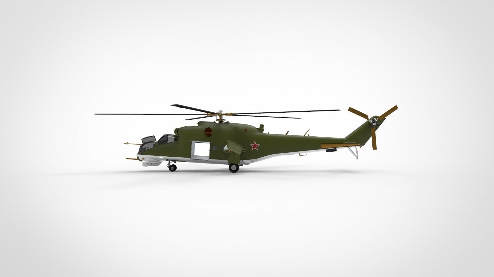 Mil Mi-24 Hind 3D model_5