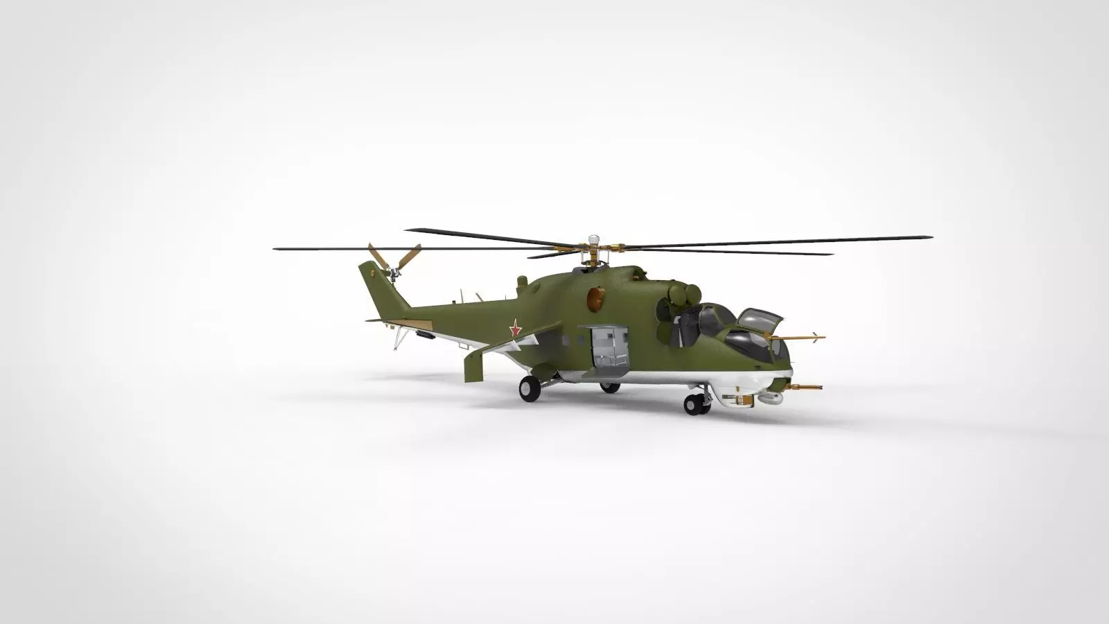 Mil Mi-24 Hind 3D model_0