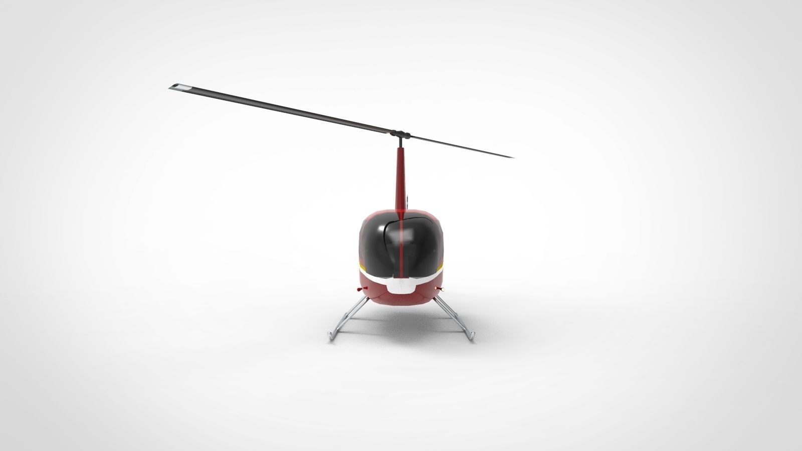 Helicopter R66 Turbine 3D model_2