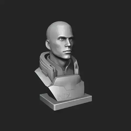 Mass Effect - Commander Shepard Bust