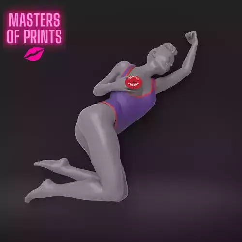 WRECKED - NSFW - EROTIC MINIATURE 75 MM SCALE