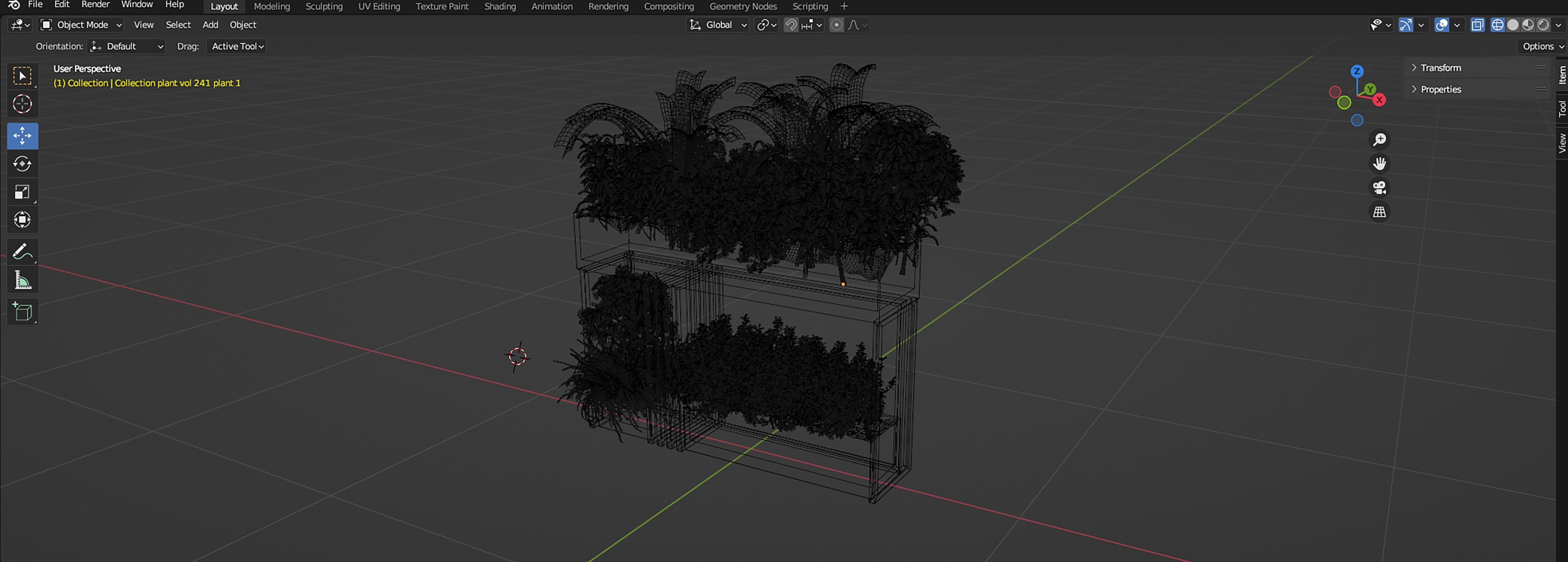 Collection plant vol 241 - blender model 3D model_7