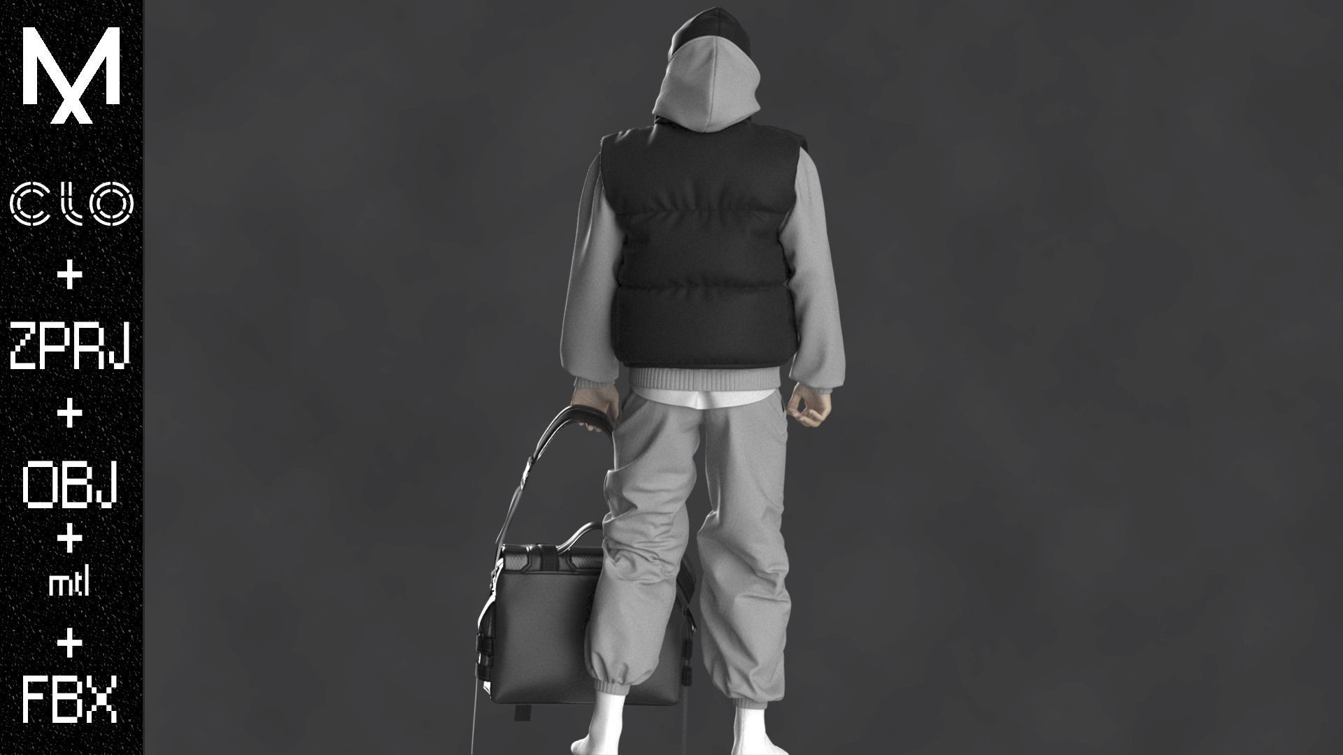 NEW CONCEPT OUTFIT MALE OBJ mtl FBX ZPRJ 3D model_6