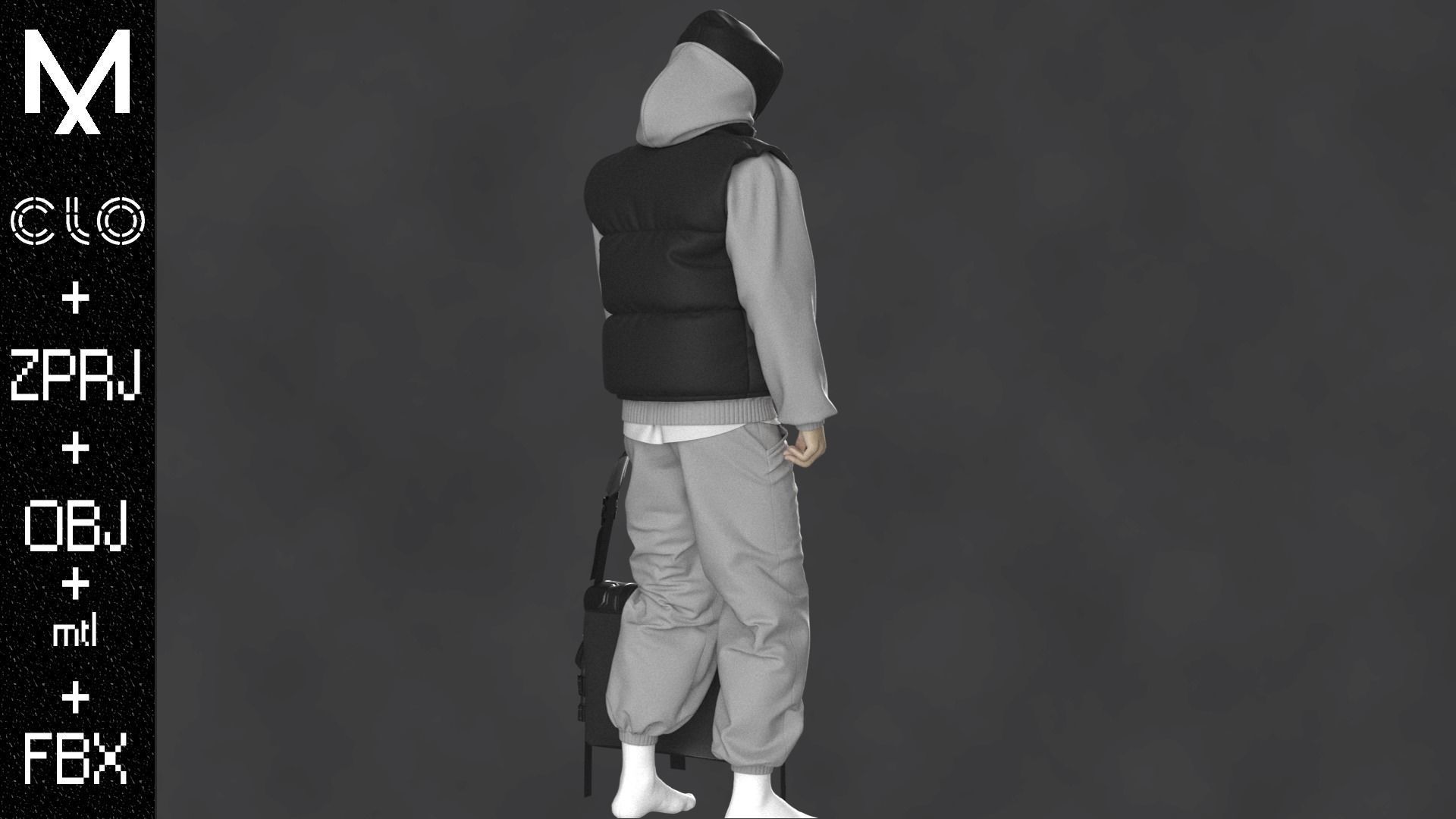 NEW CONCEPT OUTFIT MALE OBJ mtl FBX ZPRJ 3D model_7