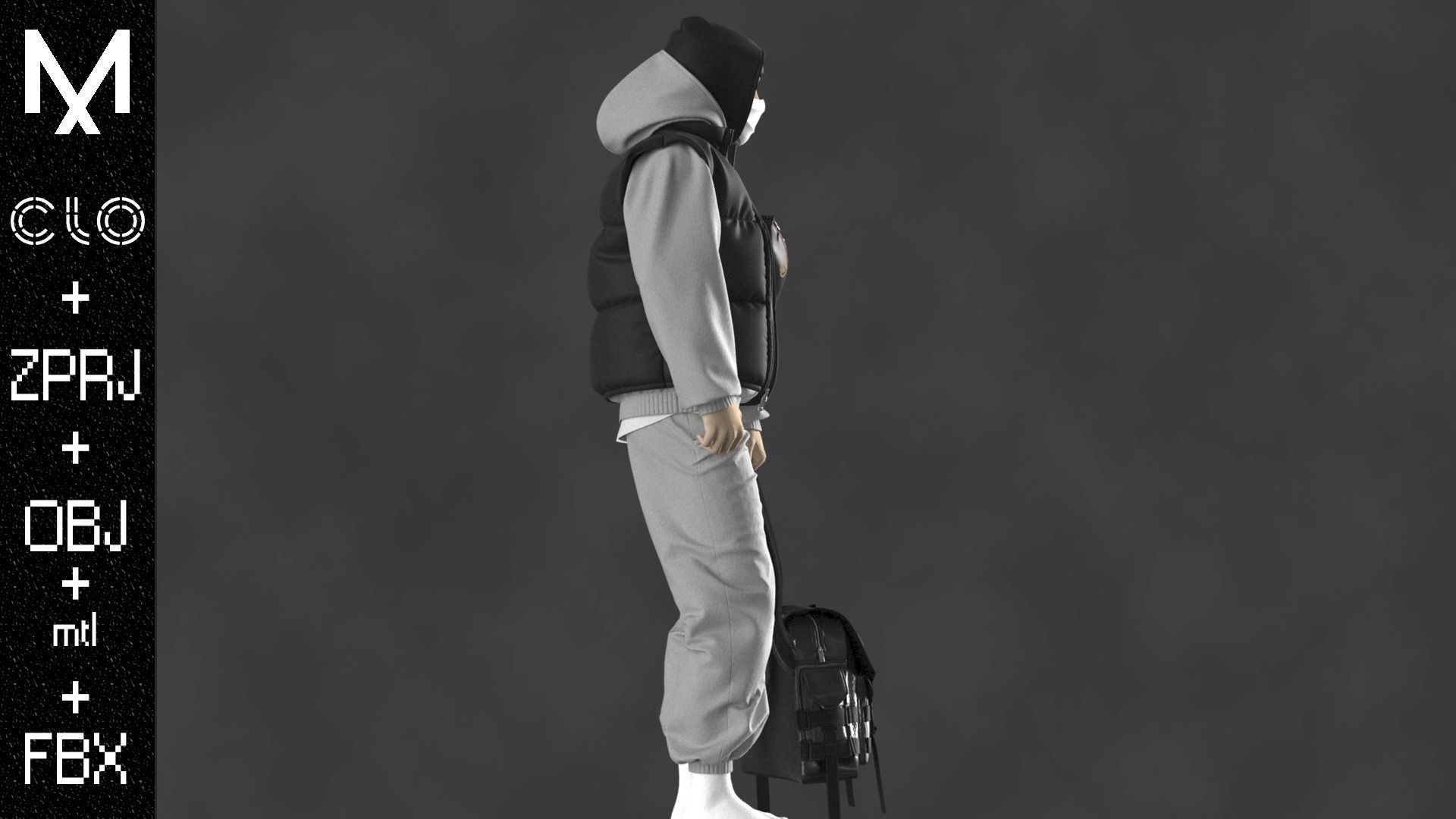 NEW CONCEPT OUTFIT MALE OBJ mtl FBX ZPRJ 3D model_8