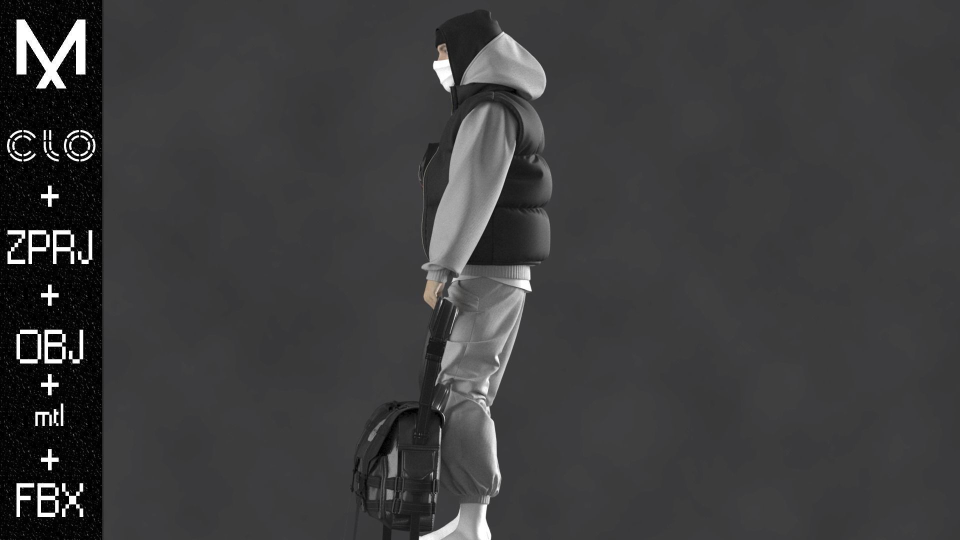 NEW CONCEPT OUTFIT MALE OBJ mtl FBX ZPRJ 3D model_5
