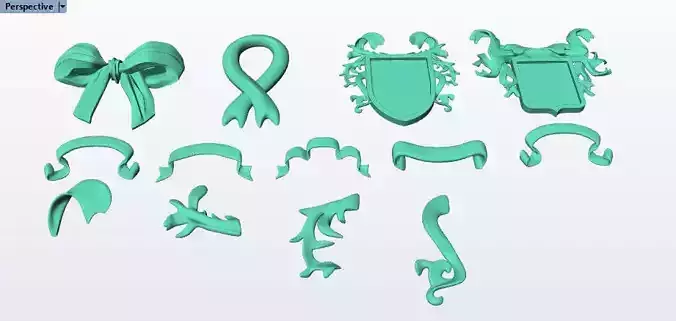 Various Ribbon Collection elements