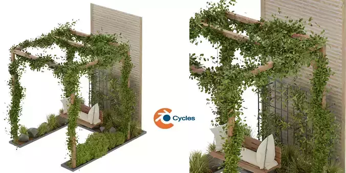 Collection plant vol 242 - blender model 