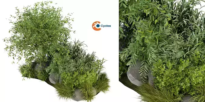 Collection plant vol 244 - blender model 