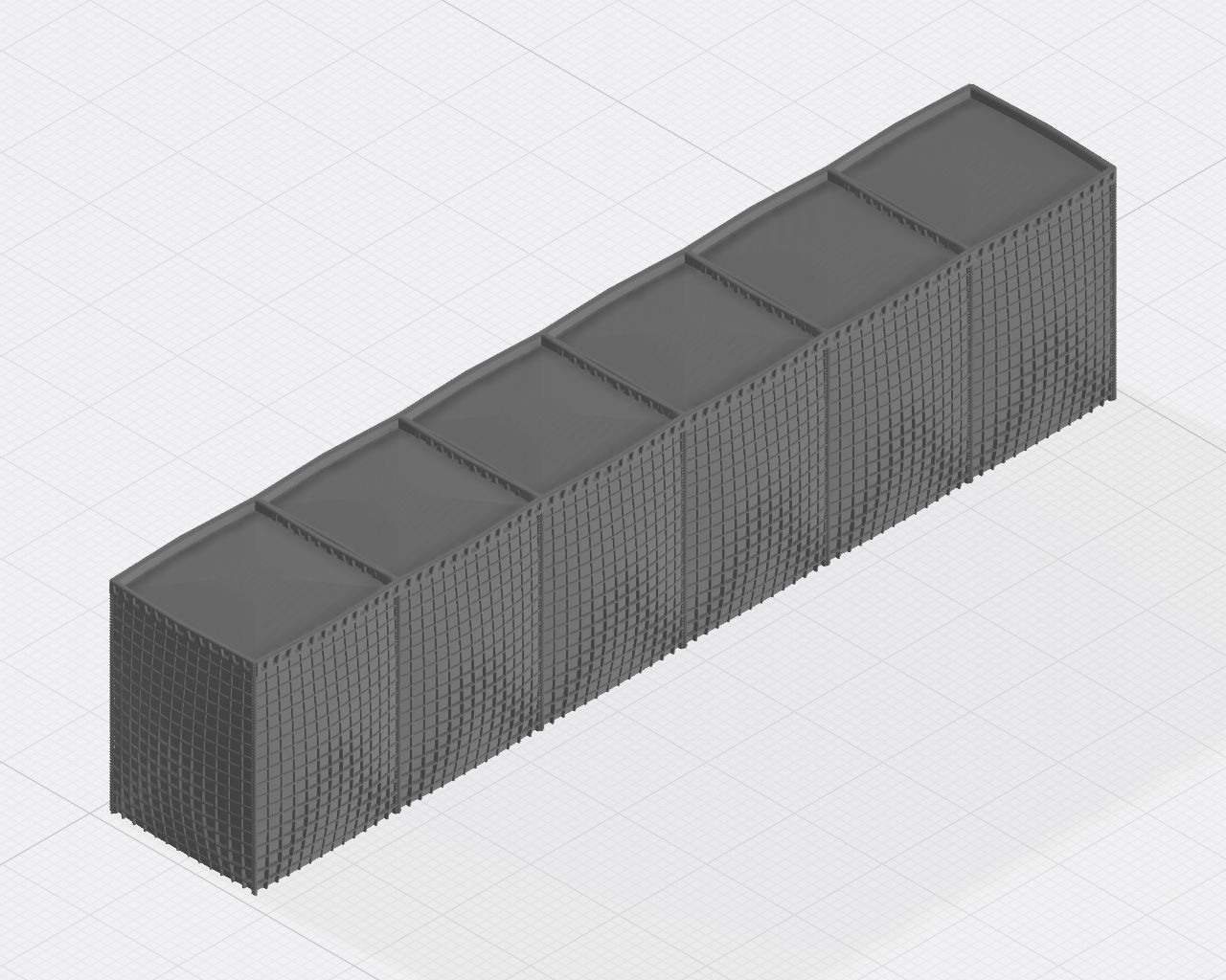 Force Protection  HESCO bastion barrier T-Wall K-Rail 3D print model_34