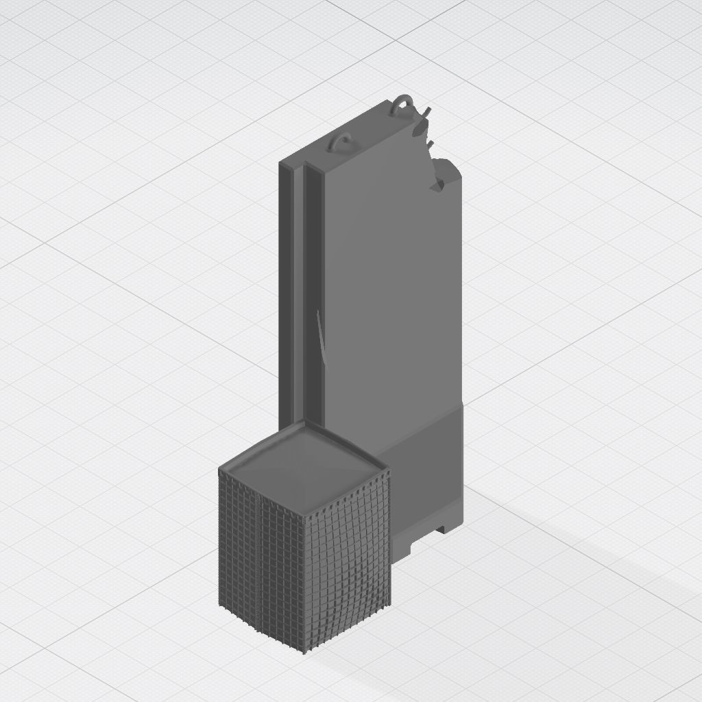 Force Protection  HESCO bastion barrier T-Wall K-Rail 3D print model_23