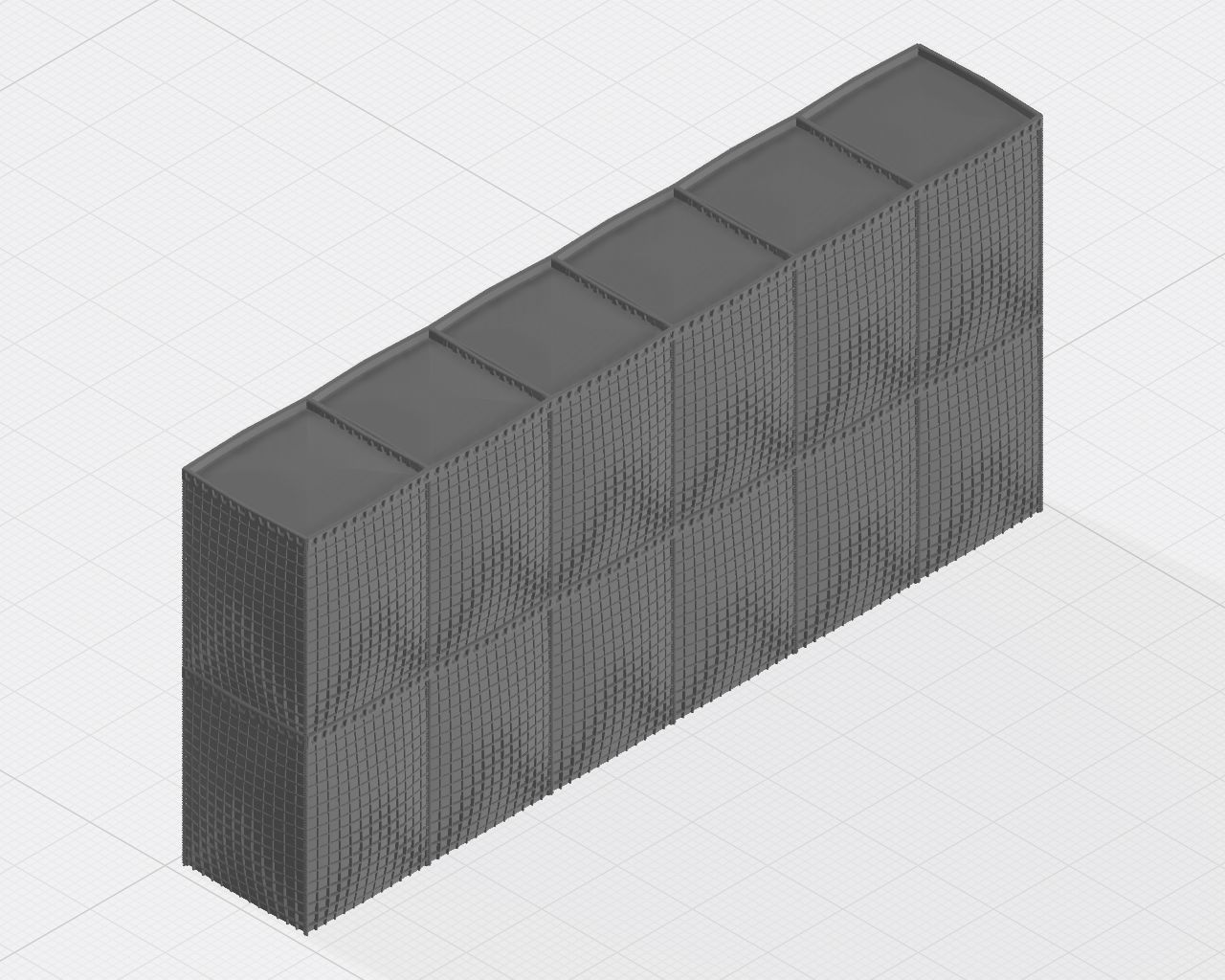 Force Protection  HESCO bastion barrier T-Wall K-Rail 3D print model_28