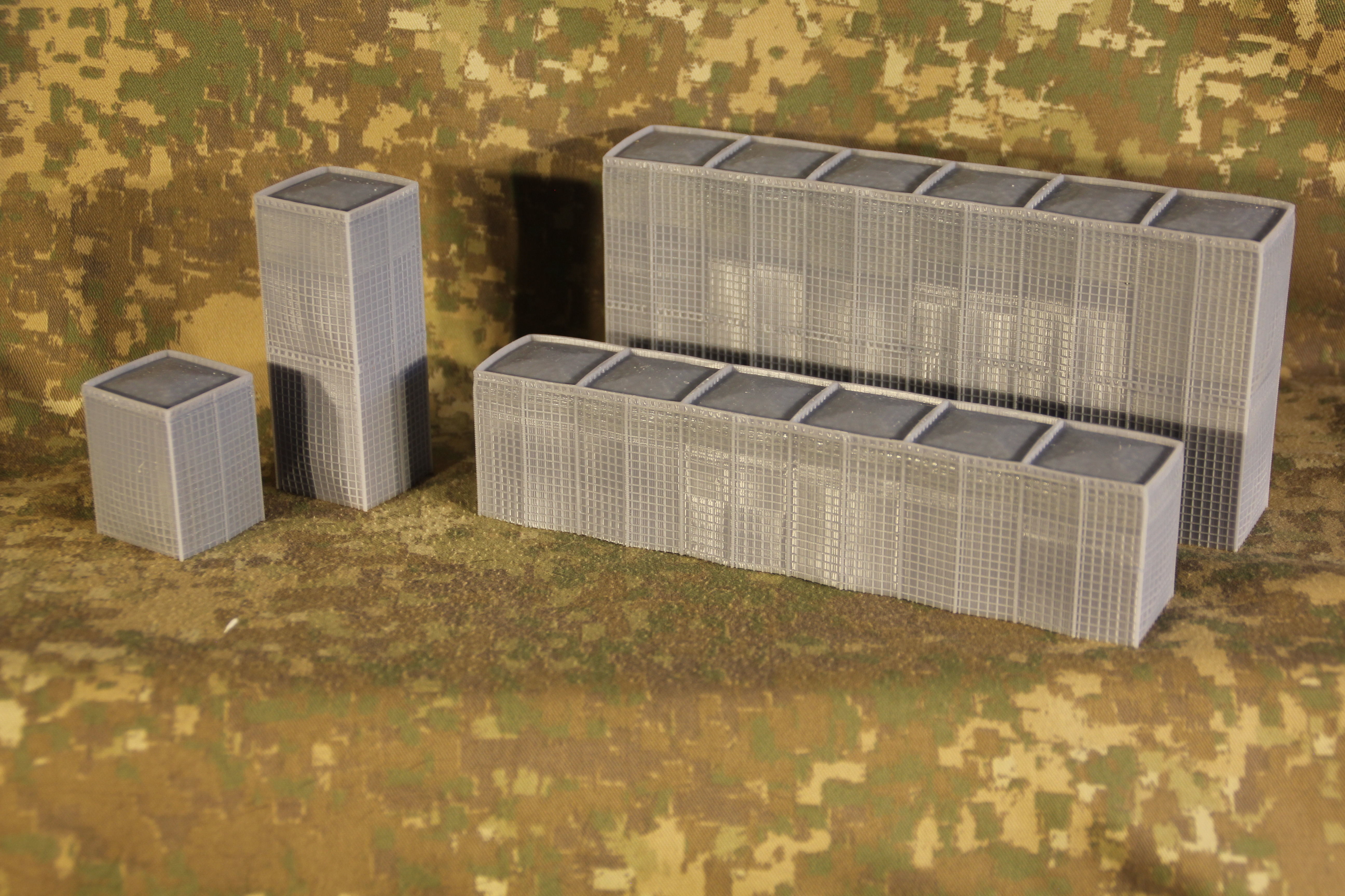 Force Protection  HESCO bastion barrier T-Wall K-Rail 3D print model_39