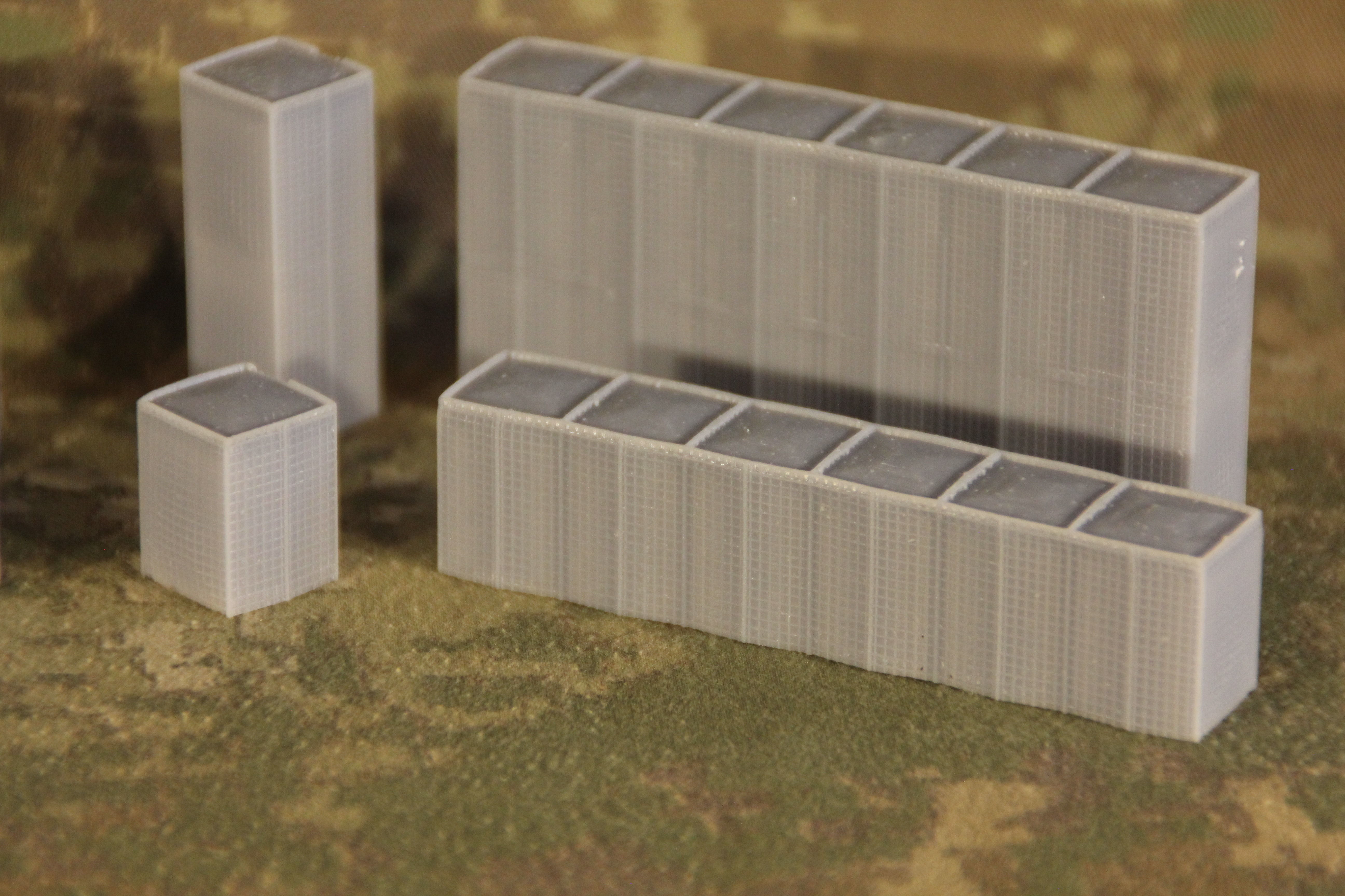 Force Protection  HESCO bastion barrier T-Wall K-Rail 3D print model_43