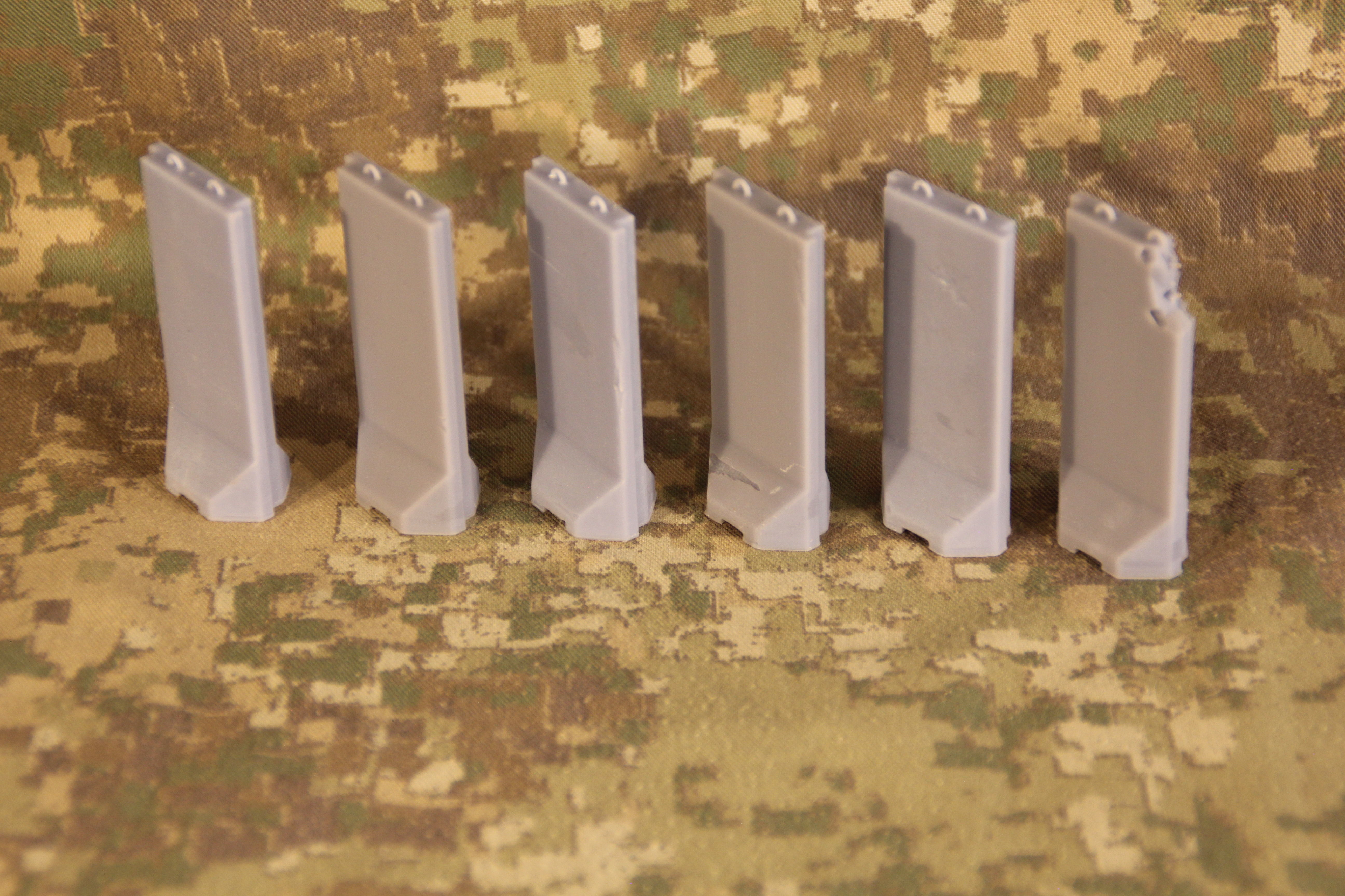 Force Protection  HESCO bastion barrier T-Wall K-Rail 3D print model_36