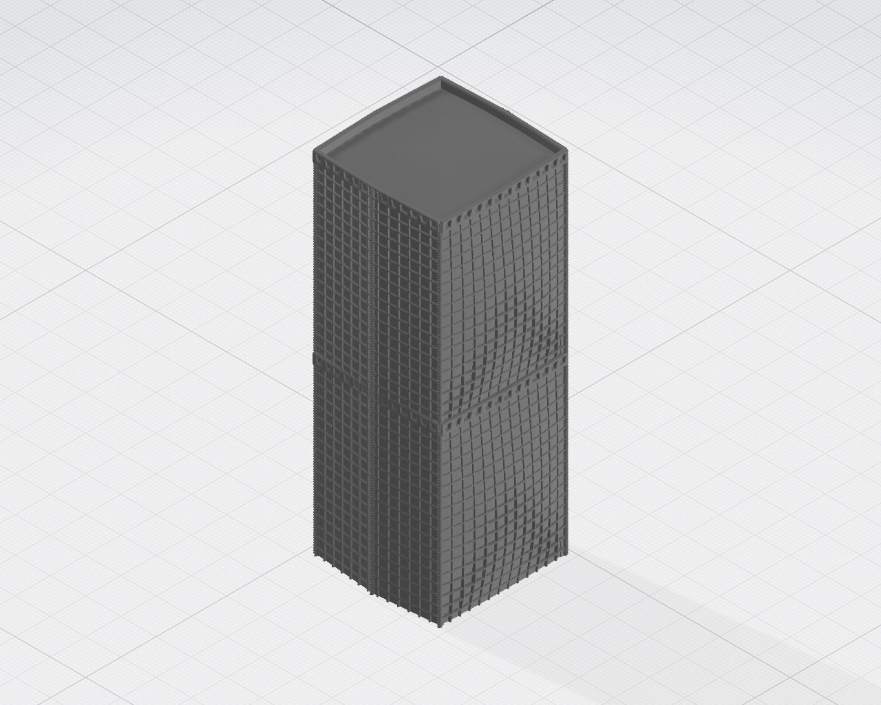 Force Protection  HESCO bastion barrier T-Wall K-Rail 3D print model_18