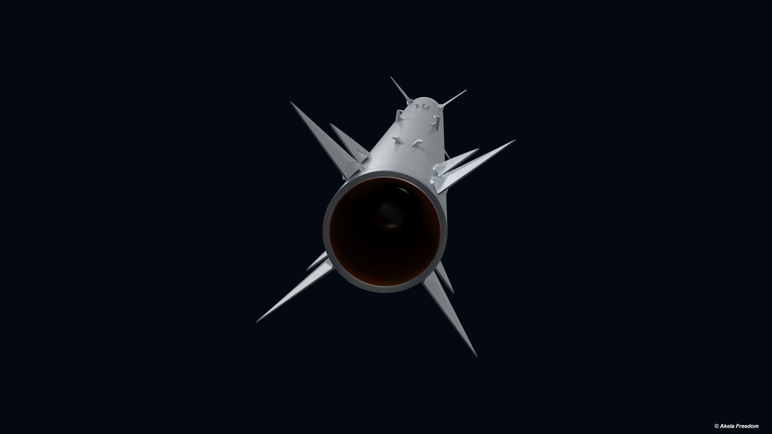 SkySpear Missile 3D model_5