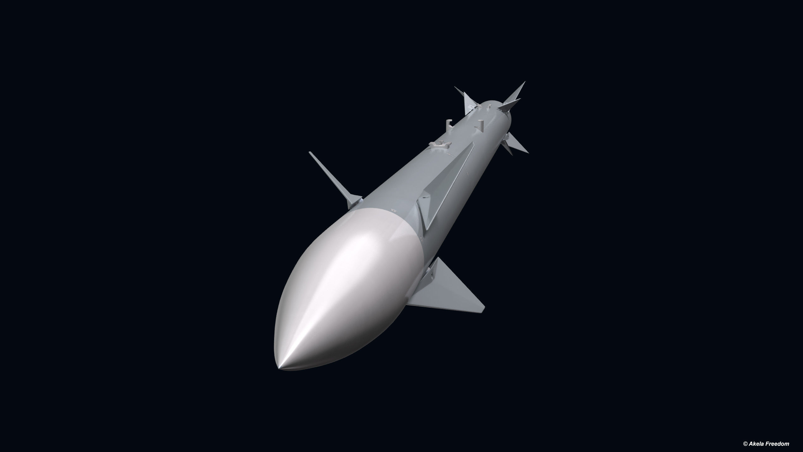 SkySpear Missile 3D model_2